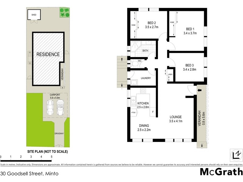 30 Goodsell Street, Minto NSW 2566 Floorplan
