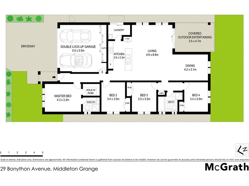 29 Bonython Avenue, Middleton Grange NSW 2171 Floorplan