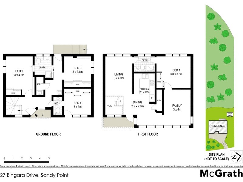 27 Bingara Drive, Sandy Point NSW 2172 Floorplan