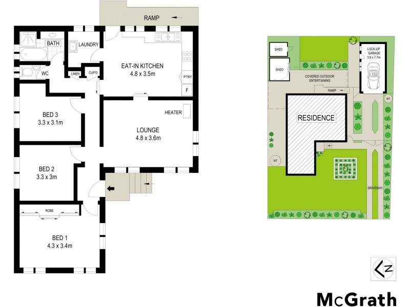 4 Pickett Avenue, Minto NSW 2566 Floorplan
