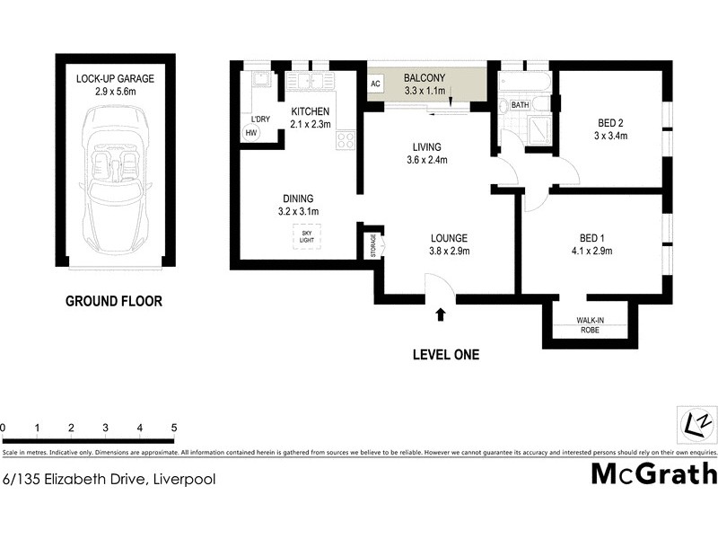6/135 Elizabeth Drive, Liverpool NSW 2170 Floorplan
