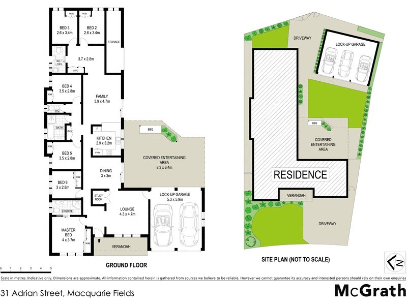 31 Adrian Street, Macquarie Fields NSW 2564 Floorplan