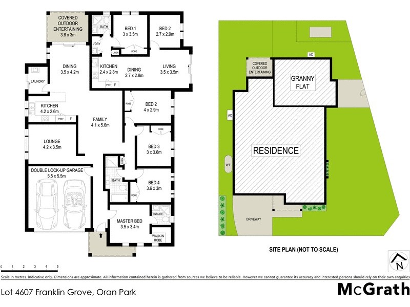 Lot 4607 Franklin Grove, Oran Park NSW 2570 Floorplan