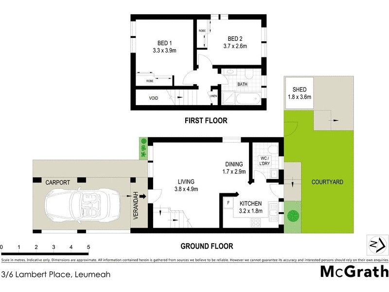 3/6 Lambert Place, Leumeah NSW 2560 Floorplan