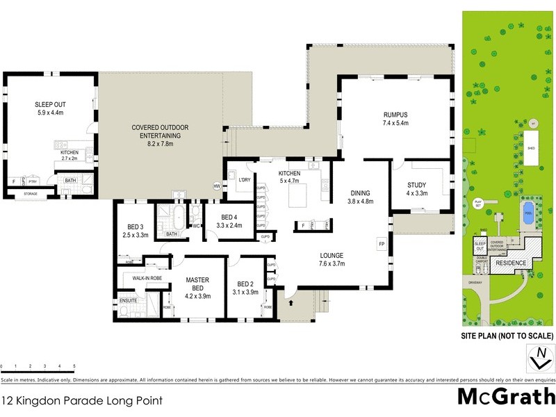 12 Kingdon Parade, Long Point NSW 2564 Floorplan