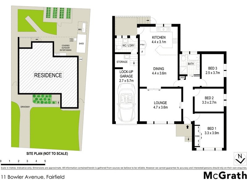 11 Bowler Avenue, Fairfield NSW 2165 Floorplan