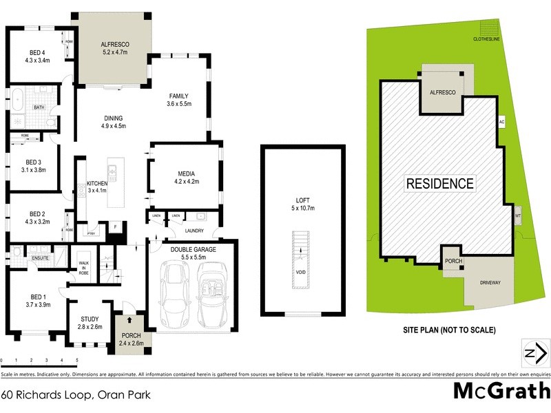 60 Richards Loop, Oran Park NSW 2570 Floorplan