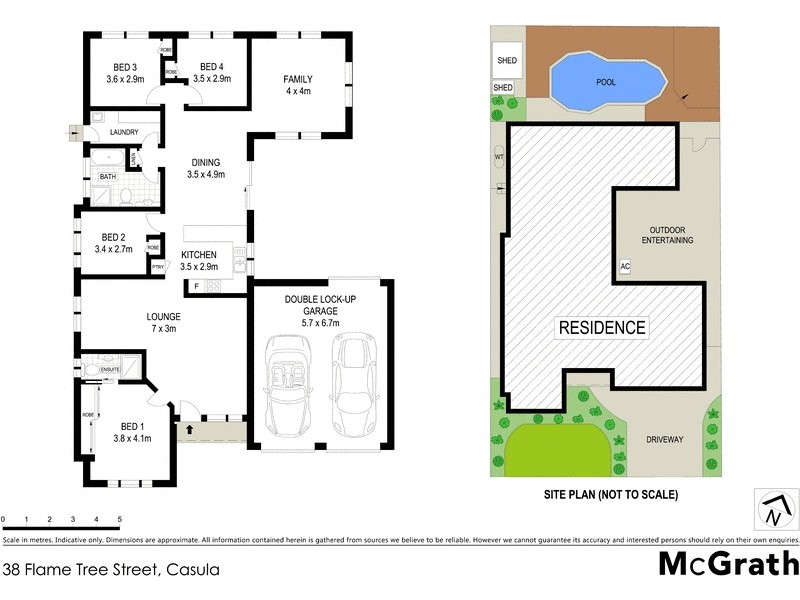 38 Flame Tree Street, Casula NSW 2170 Floorplan
