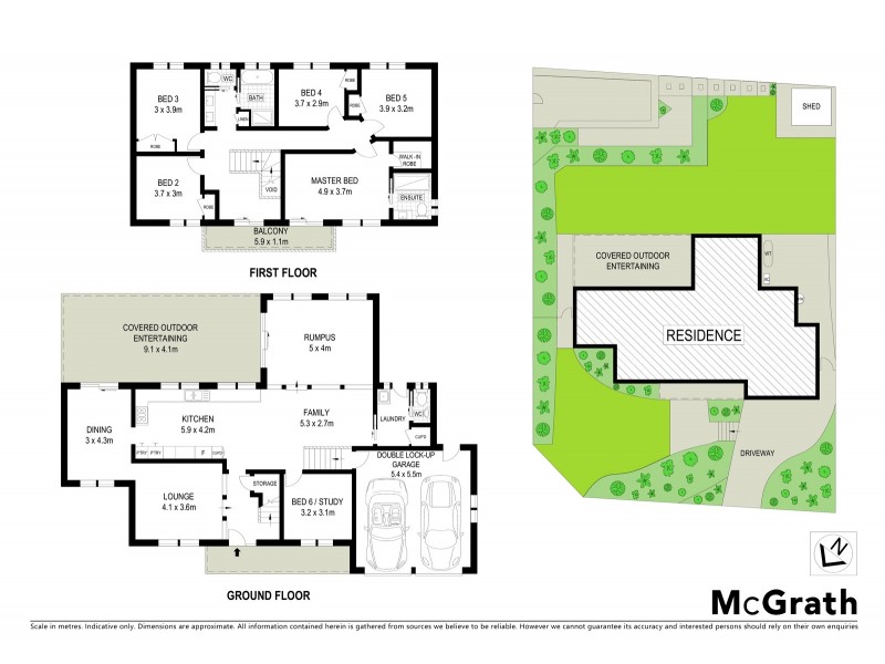 6 Mountain View Avenue, Glen Alpine NSW 2560 Floorplan