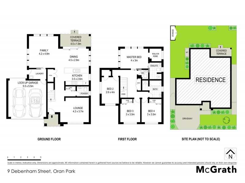9 Debenham Street, Oran Park NSW 2570 Floorplan