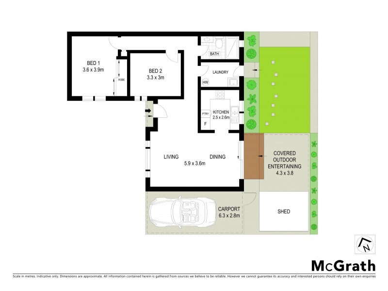 5/21 Second Avenue, Macquarie Fields NSW 2564 Floorplan