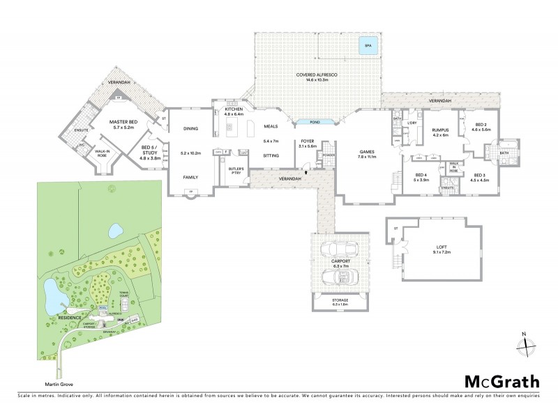 45 Martin Grove, Werombi NSW 2570 Floorplan