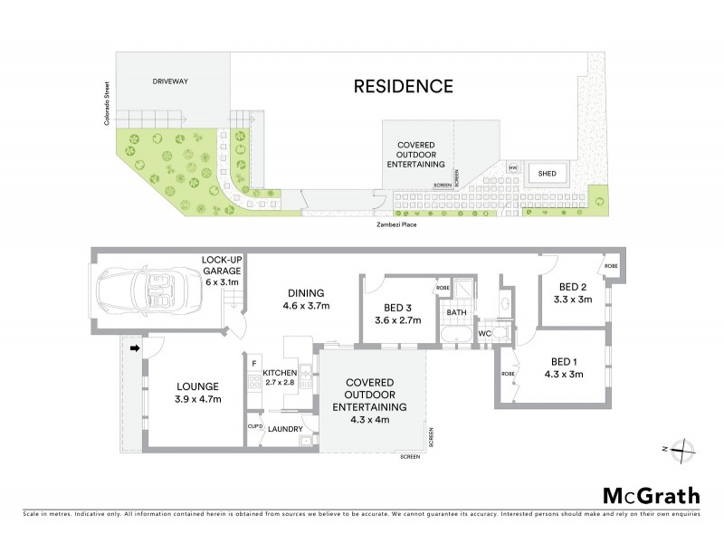 9B Colorado Street, Kearns NSW 2558 Floorplan