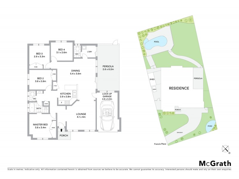 12 Francis Place, Currans Hill NSW 2567 Floorplan