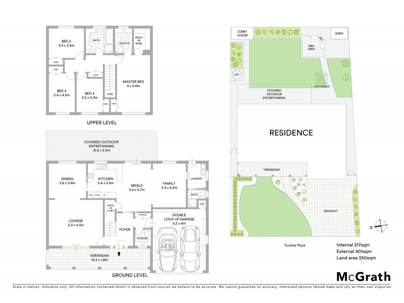 3 Fuchsia Place, Bossley Park NSW 2176 Floorplan