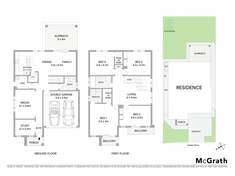 137 Holden Drive, Oran Park NSW 2570 Floorplan