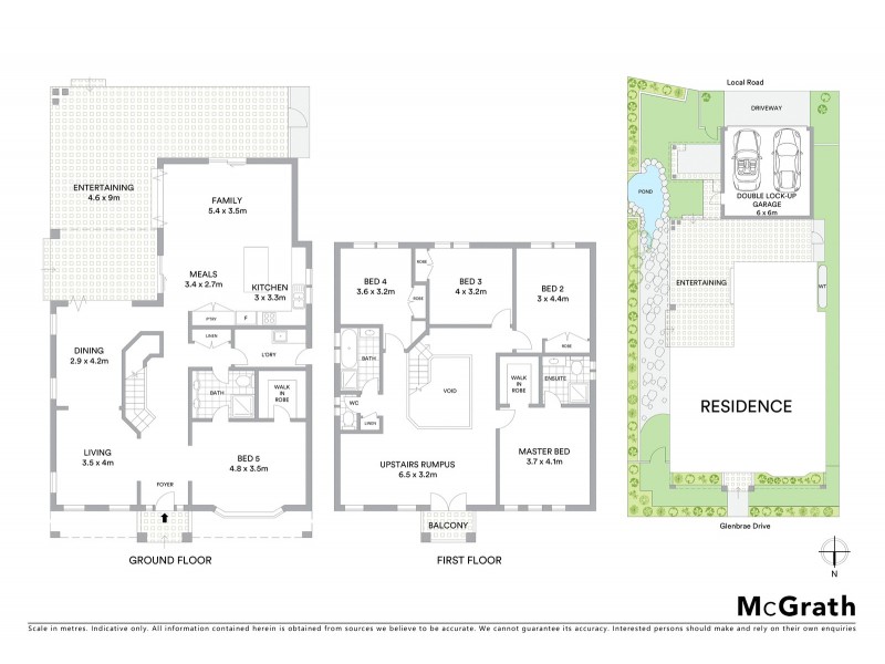 4 Glenbrae Drive, Harrington Park NSW 2567 Floorplan