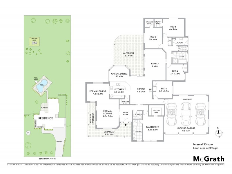 43 Benwerrin Crescent, Grasmere NSW 2570 Floorplan