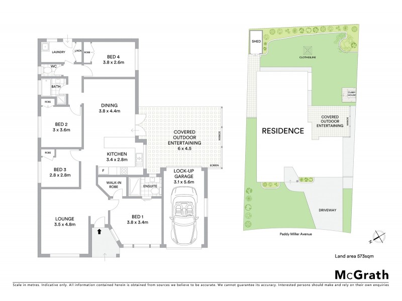 104 Paddy Miller Avenue, Currans Hill NSW 2567 Floorplan