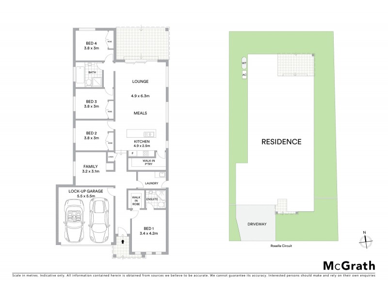 32 Rosella Circuit, Gregory Hills NSW 2557 Floorplan