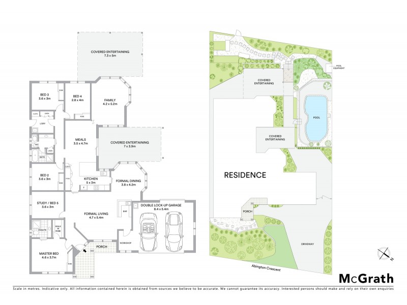 112 Abington Crescent, Glen Alpine NSW 2560 Floorplan