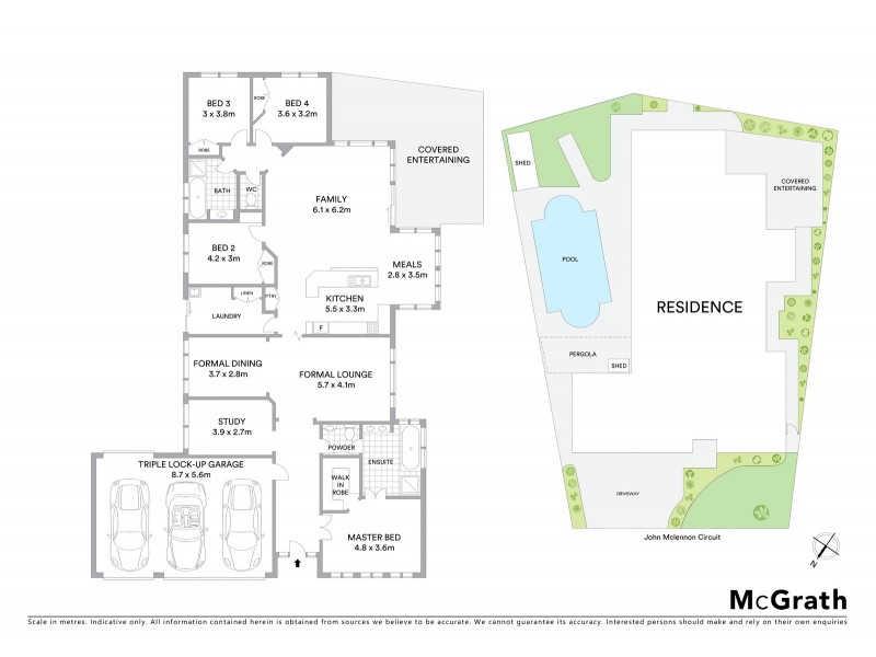 3 John McLennon Circuit, Harrington Park NSW 2567 Floorplan