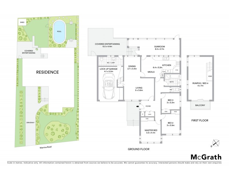 6 Warrina Road, Bradbury NSW 2560 Floorplan