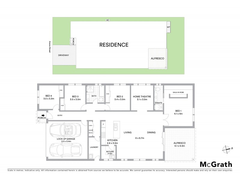 6 Arena Street, Spring Farm NSW 2570 Floorplan