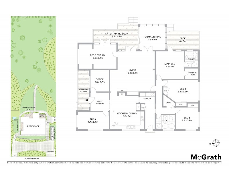 4 Mimosa Avenue, Wentworth Falls NSW 2782 Floorplan