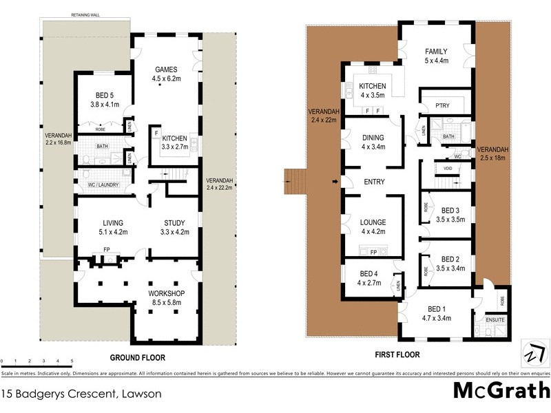 15 Badgerys Crescent, Lawson NSW 2783 Floorplan