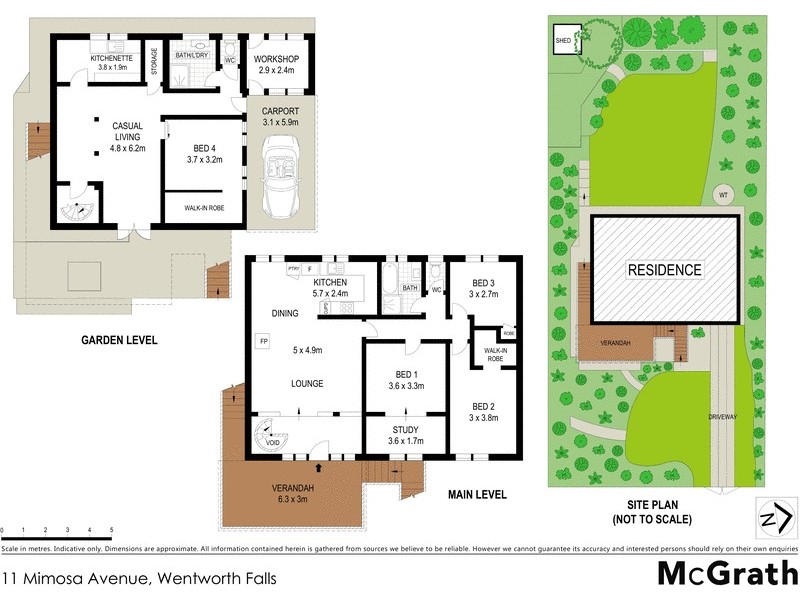 11 Mimosa Avenue, Wentworth Falls NSW 2782 Floorplan