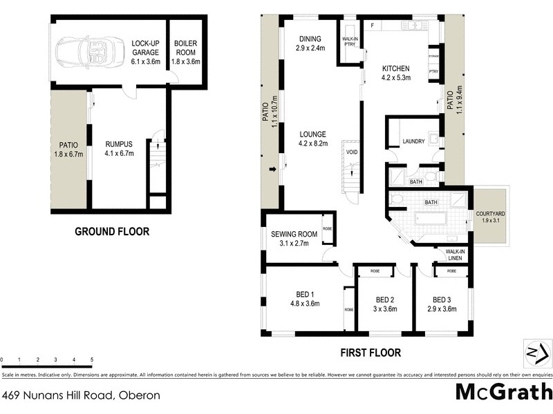 469 Nunans Hill Road, Oberon NSW 2787 Floorplan