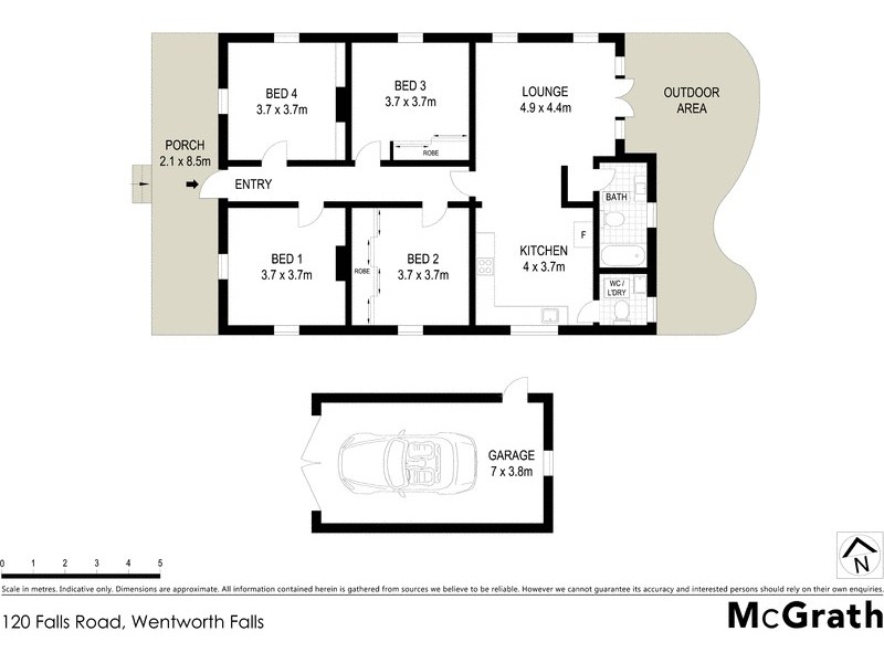 120 Falls Road, Wentworth Falls NSW 2782 Floorplan