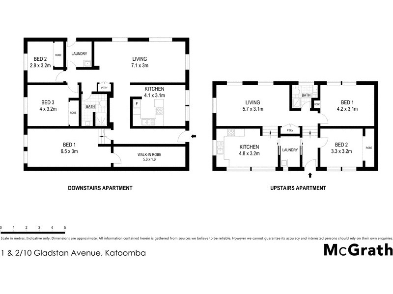 1 and 2/10 Gladstan Avenue, Katoomba NSW 2780 Floorplan