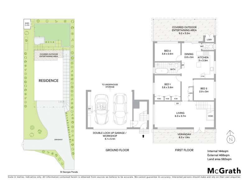 3 St Georges Parade, Wentworth Falls NSW 2782 Floorplan