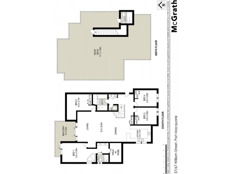 57/67 William Street, Port Macquarie NSW 2444 Floorplan