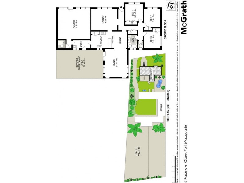 8 Racewyn Close, Port Macquarie NSW 2444 Floorplan