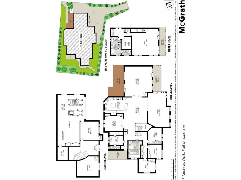 7 Andrews Walk, Port Macquarie NSW 2444 Floorplan