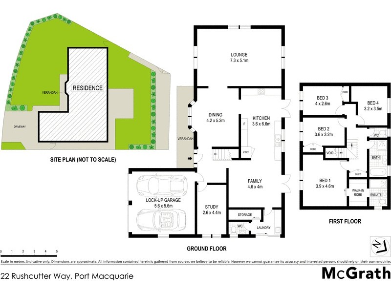 22 Rushcutter Way, Port Macquarie NSW 2444 Floorplan