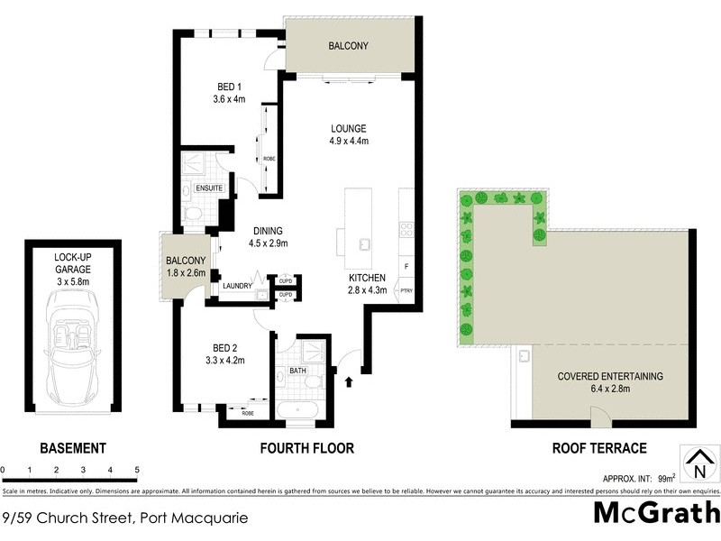 9/59 Church Street, Port Macquarie NSW 2444 Floorplan