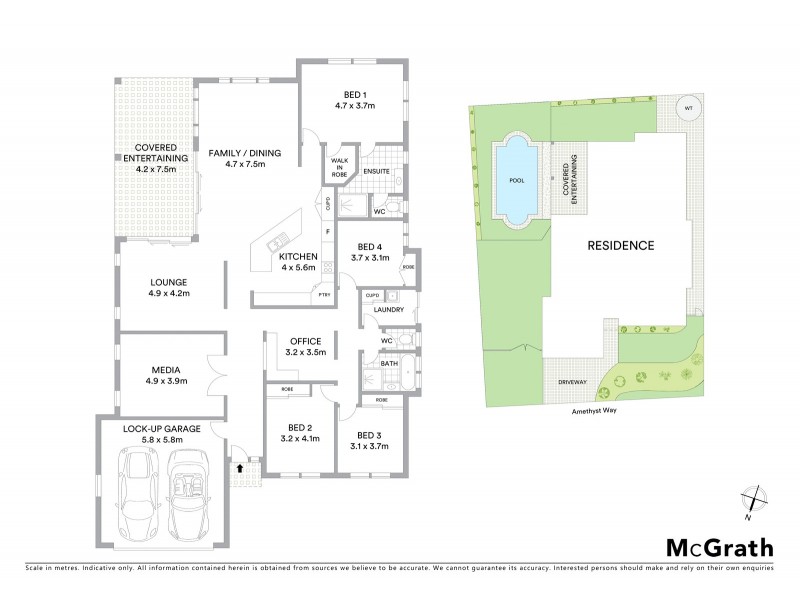 77 Amethyst Way, Port Macquarie NSW 2444 Floorplan