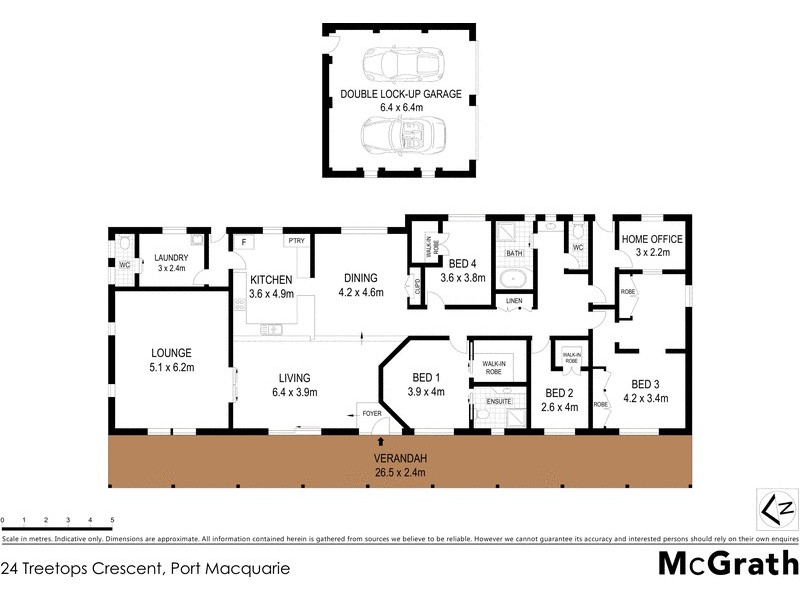 24 Treetop Crescent, Port Macquarie NSW 2444 Floorplan