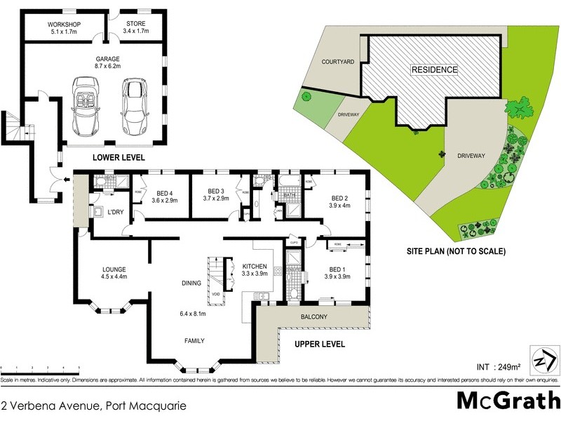 2 Verbena Avenue, Port Macquarie NSW 2444 Floorplan
