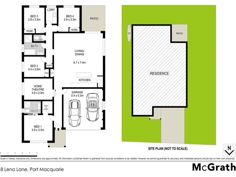 8 Lena Lane, Port Macquarie NSW 2444 Floorplan