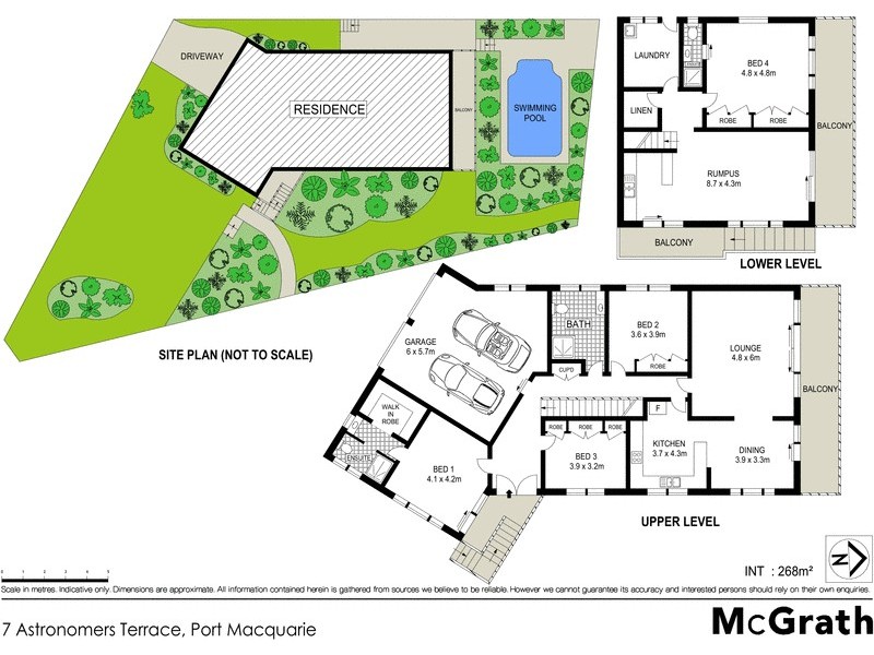 7 Astronomers Terrace, Port Macquarie NSW 2444 Floorplan