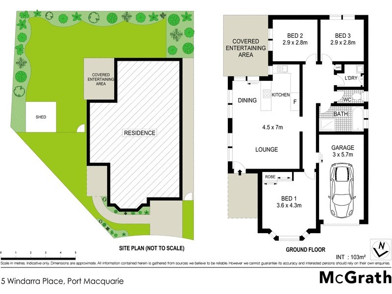 5 Windarra Place, Port Macquarie NSW 2444 Floorplan