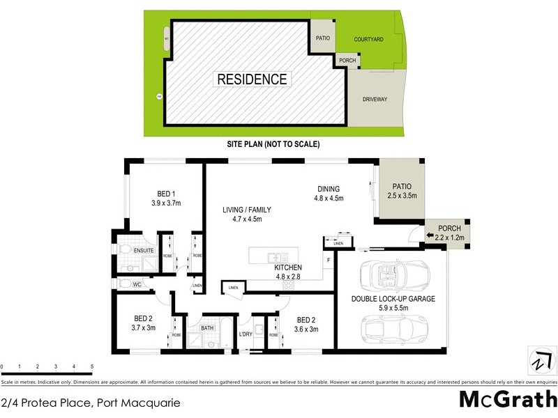 2/4 Protea Place, Port Macquarie NSW 2444 Floorplan