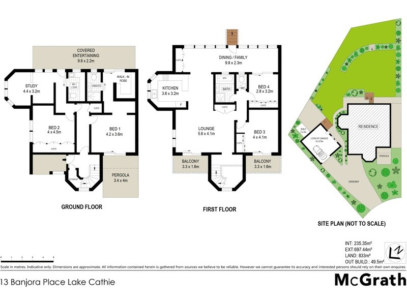 13 Banjora Place, Lake Cathie NSW 2445 Floorplan
