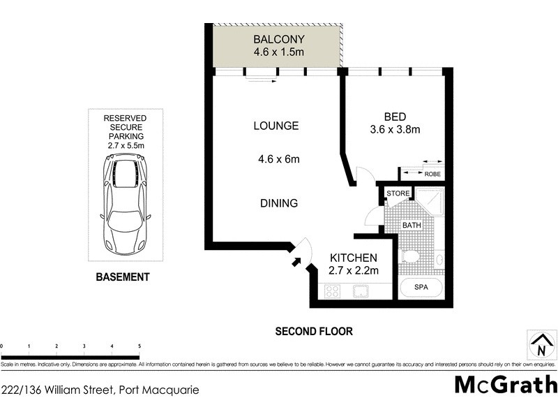 222/136 William Street, Port Macquarie NSW 2444 Floorplan