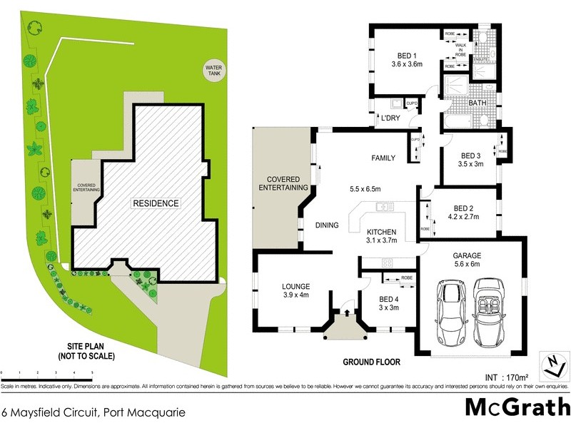 6 Maysfield Circuit, Port Macquarie NSW 2444 Floorplan